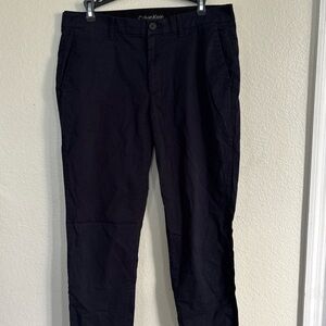 Calvin Klein Men's Dark Navy Infinite Flex Waist Slim Chinos